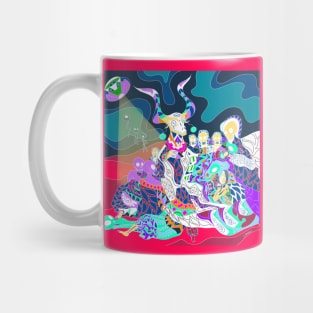 galactic coven in pattern alien madness Mug